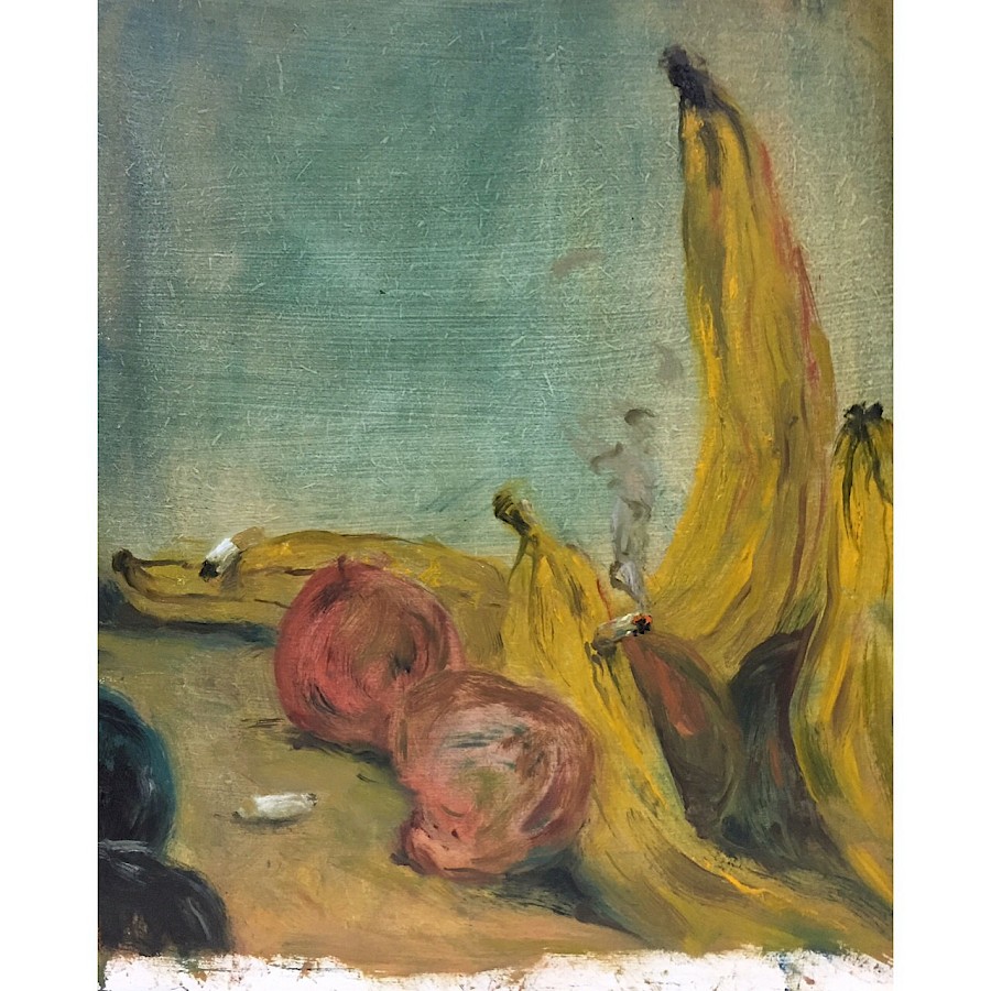 o.T. (resting fruit)
30 x 24,5 cm
Öl auf Mdf
2022